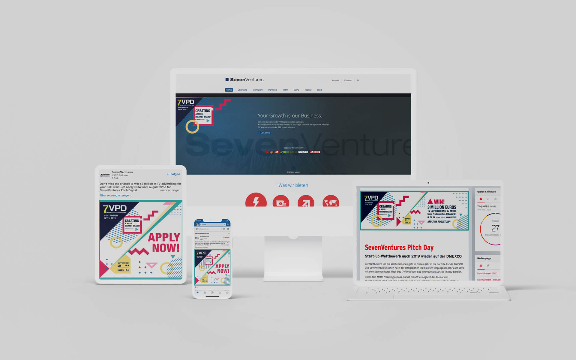 SevenVenture-Pitch-Day-Kampagne